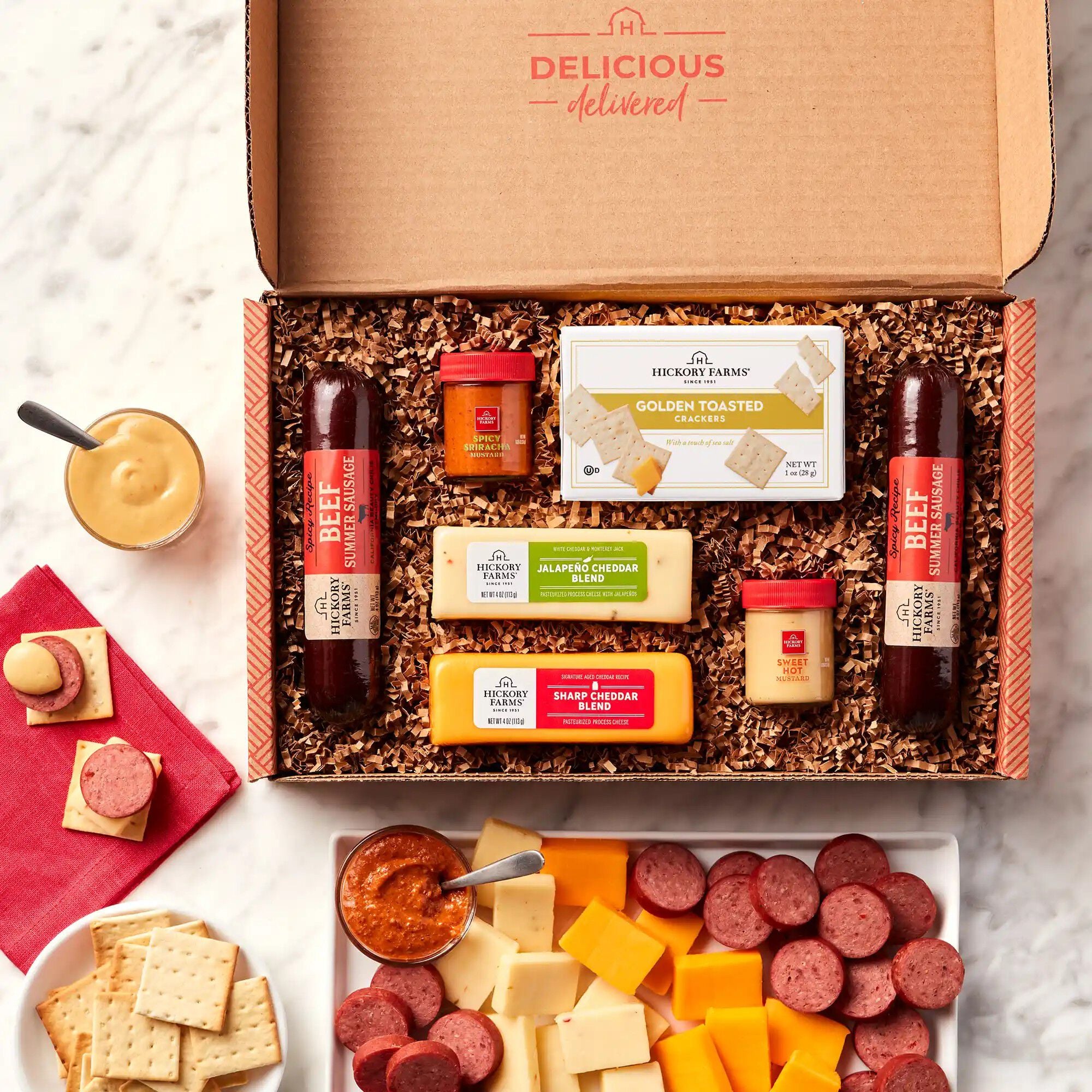 New Year's Gift Baskets Delivered | Hickory Farms