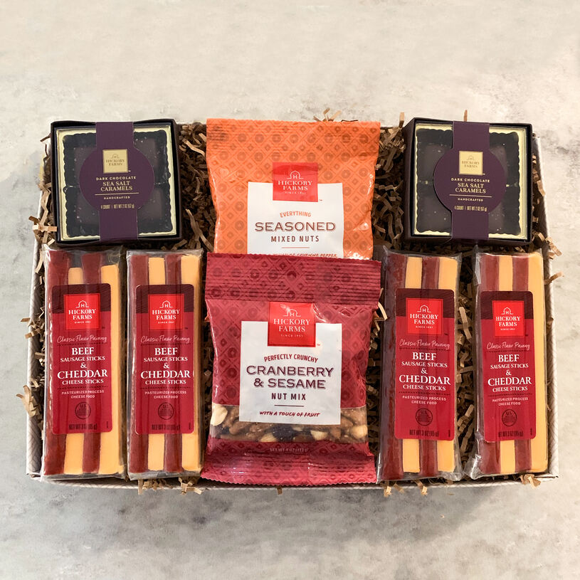 Sample some of our favorite sweet and savory flavors with this gift box!