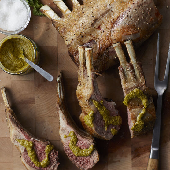 Alternate view of 24 oz Rack of American Lamb