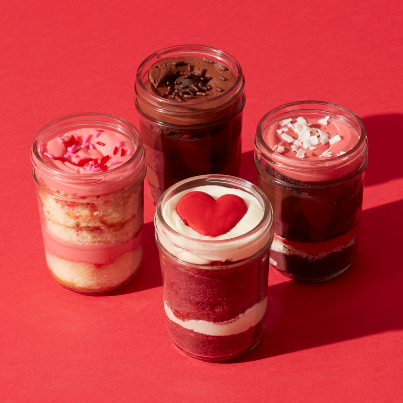 Valentine's Day Cupcake 4-Pack