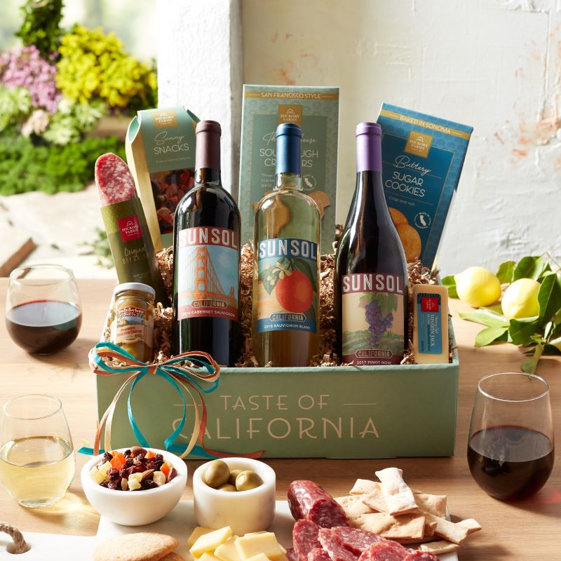  Taste of California Gift Ideas - Tres Amigos California Wine Gift Box