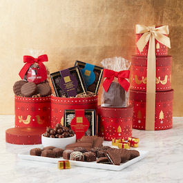 Chocolate Indulgence Holiday Gift Tower
