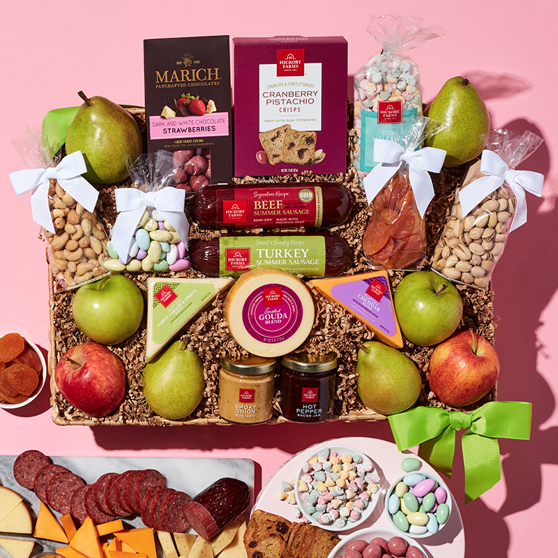 Spring Grand Fruit & Snack Gift Basket