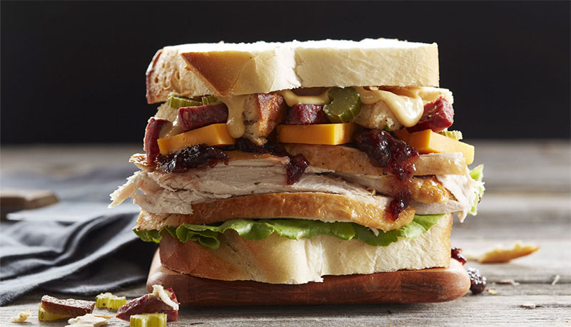 Thanksgiving Leftover Sandwich