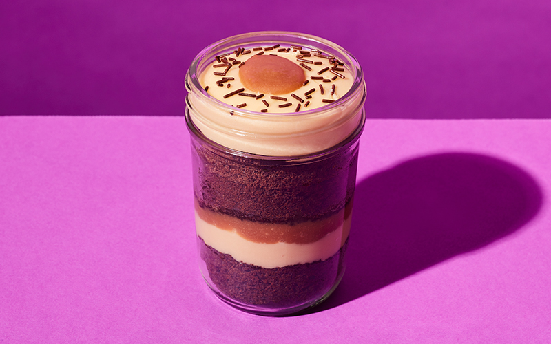 Chocolate Caramel Cupcake Jar