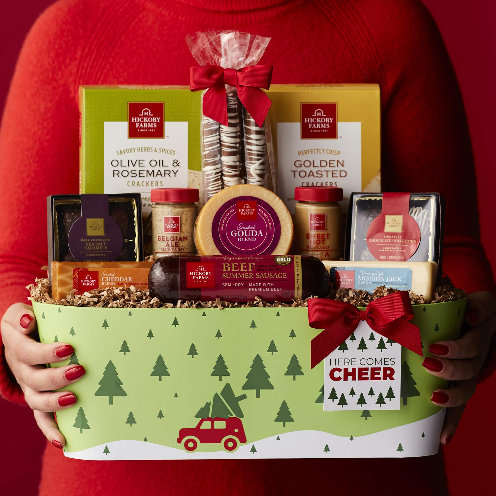 Here Comes Cheer Holiday Gift Basket