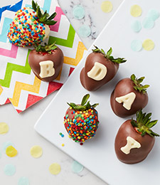 Chocolate Covered Birthday Strawberries