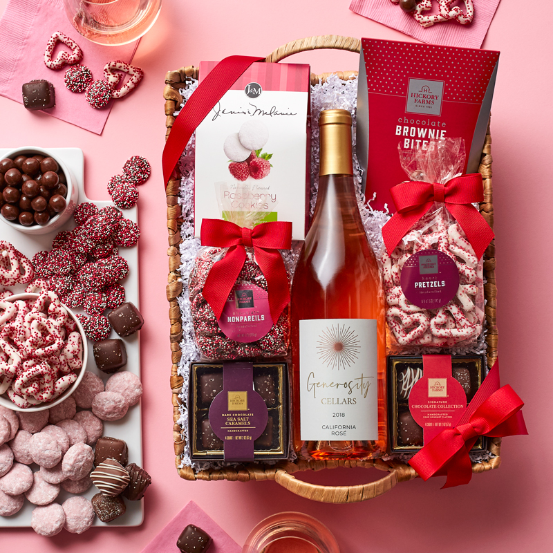 Sweets and Rose Gift Basket