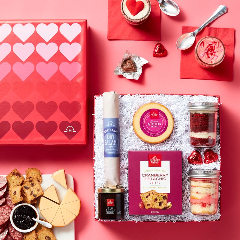 Valentine’s Cupcake & Charcuterie Gift Box