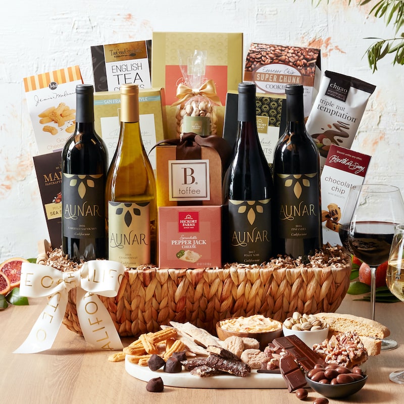  Taste of California Gift Ideas - Ultimate California Gourmet Wine Gift Basket