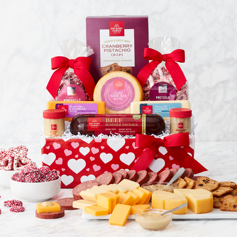  Valentine’s Day Snacks & Sweets Gift Basket