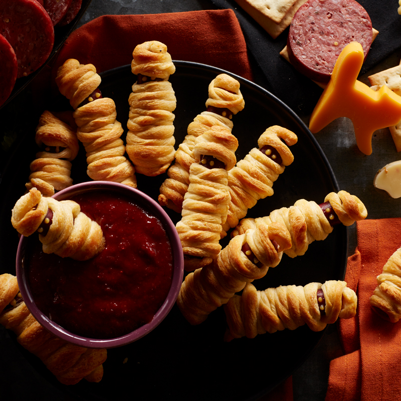 halloween recipes sausage mummies