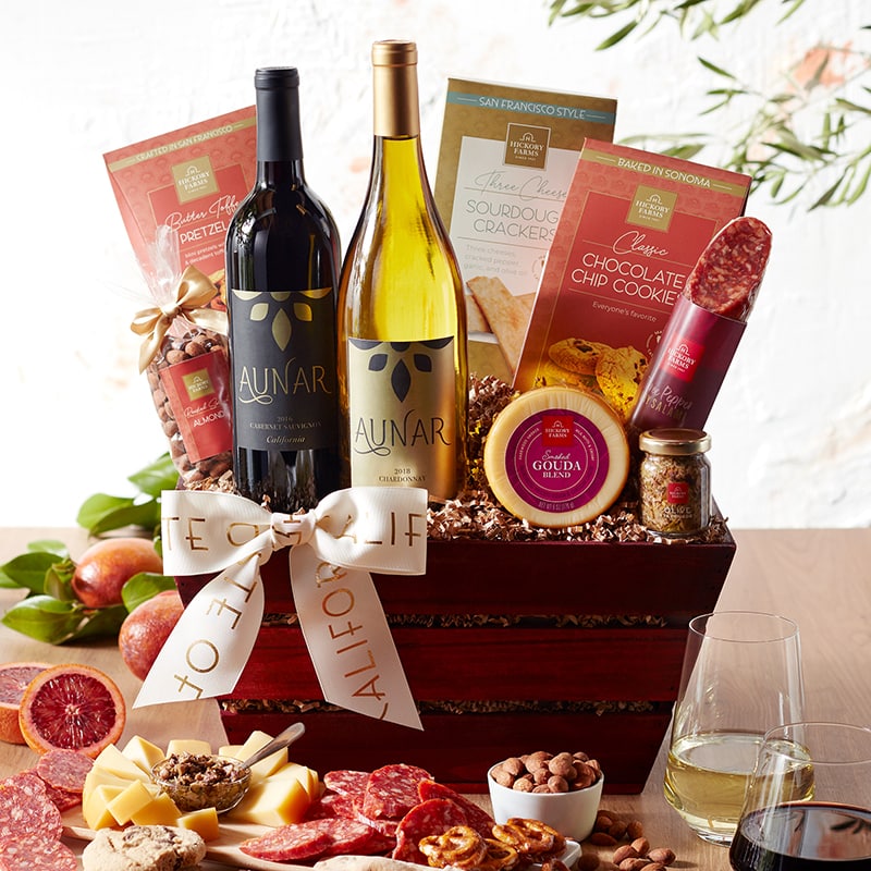  Taste of California Gift Ideas - California Getaway Wine Gift Basket