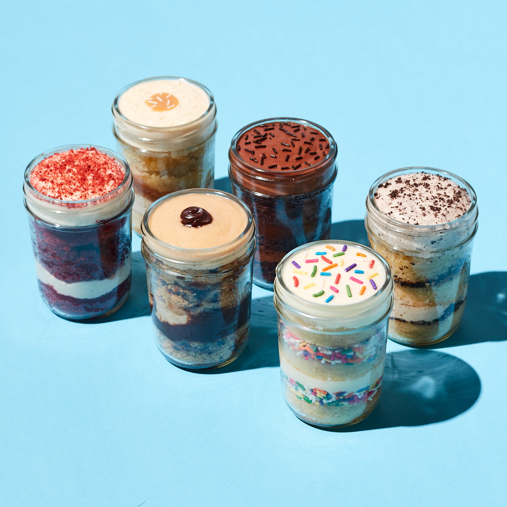 Best Sellers Cupcake Jar six pack