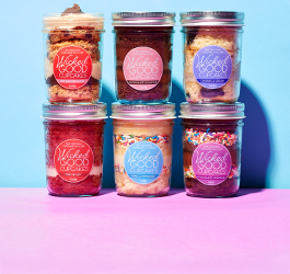 Wicked Good cupcake jars.