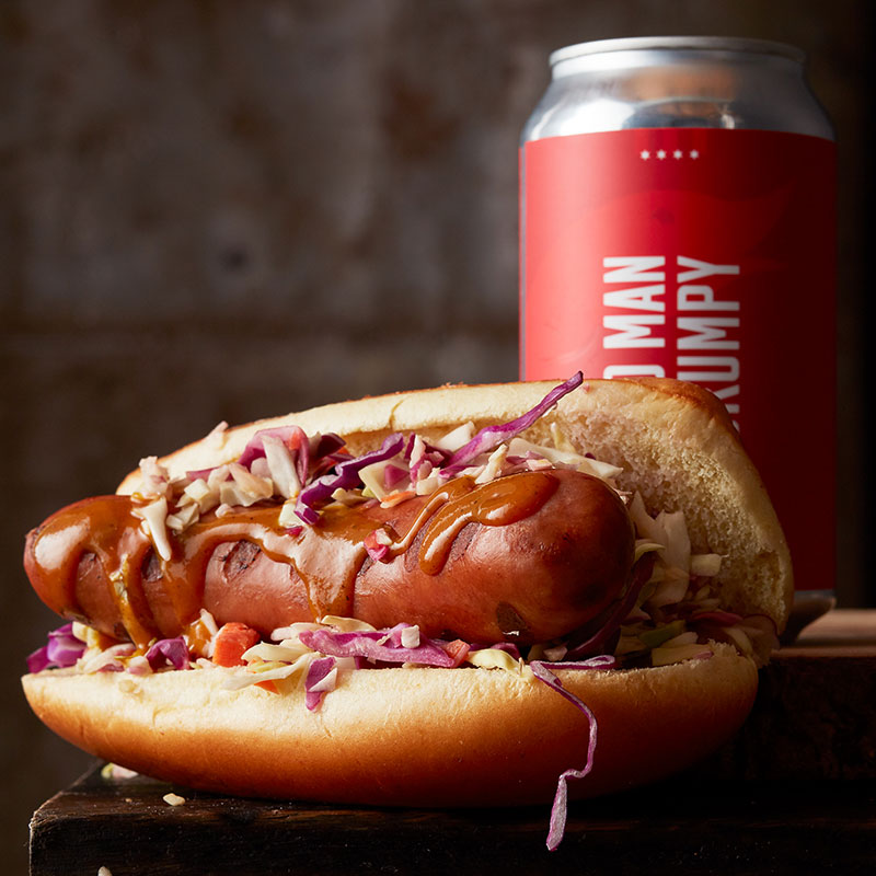 hot dogs and beer