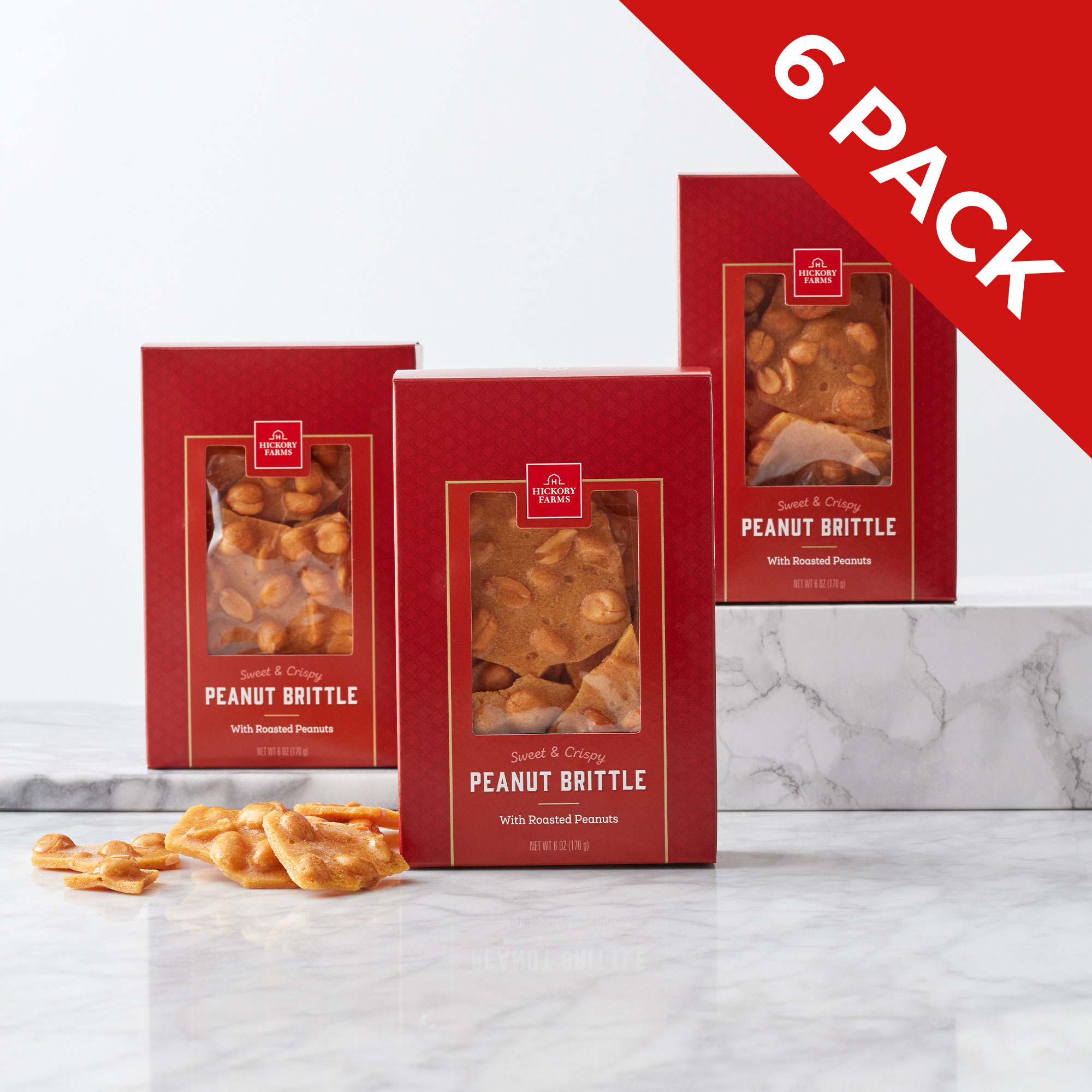 Peanut Brittle 6-Pack