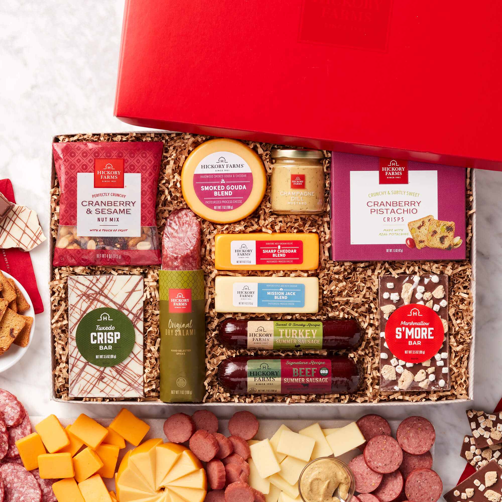 Premium Charcuterie & Chocolate Gift Box | Hickory Farms