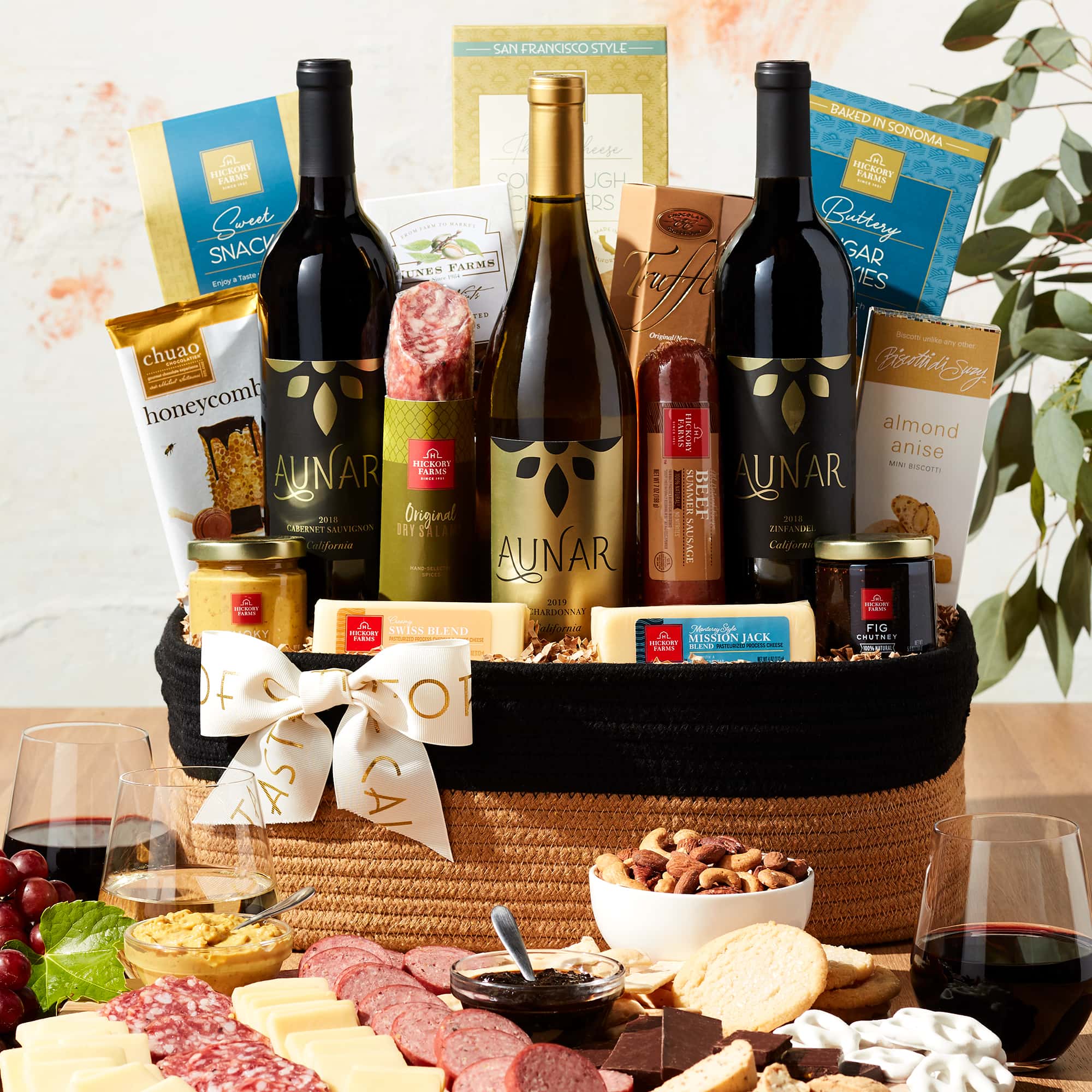 california comforts wine gift basket 004452 1