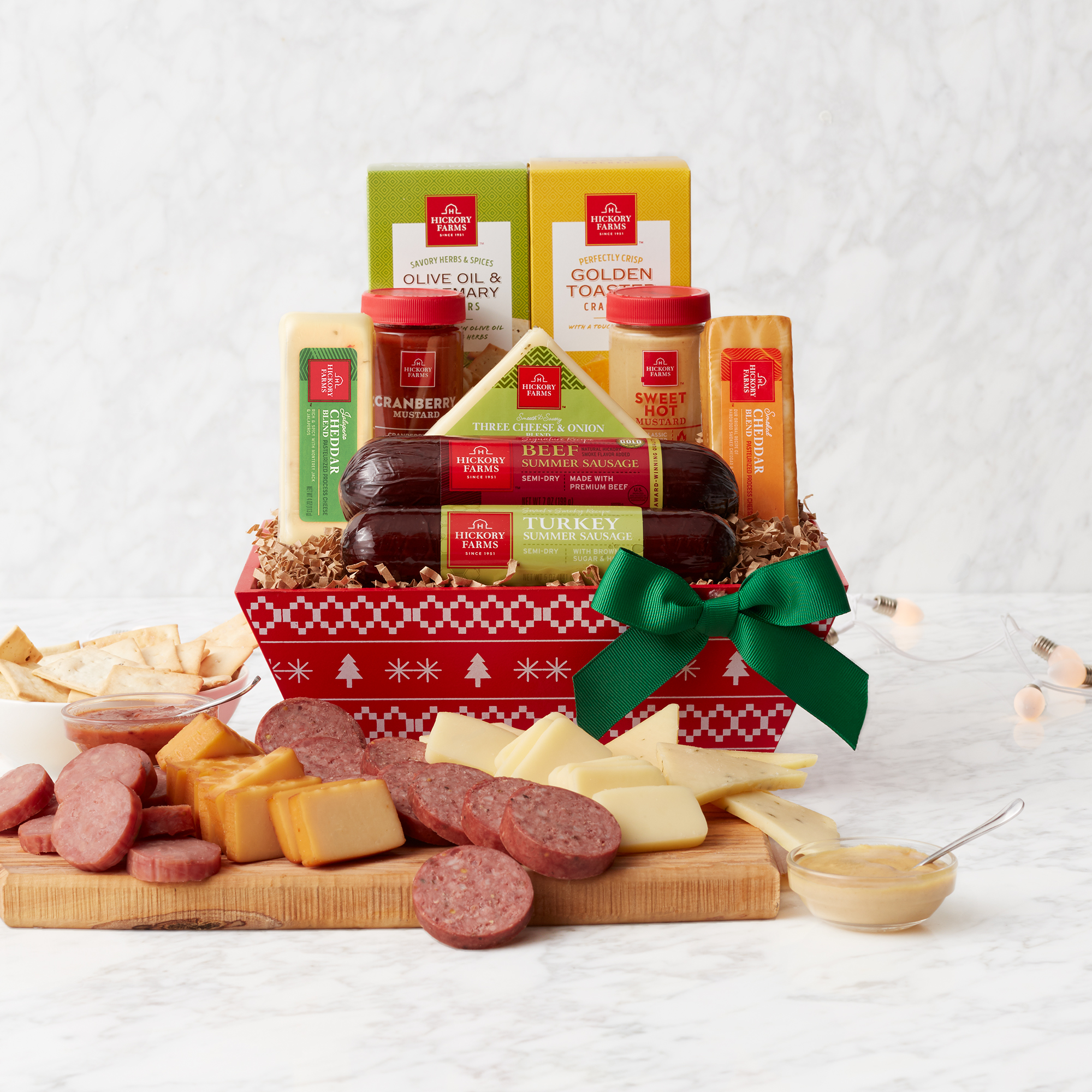 Holiday Signature Flavors Gift Basket Hickory Farms