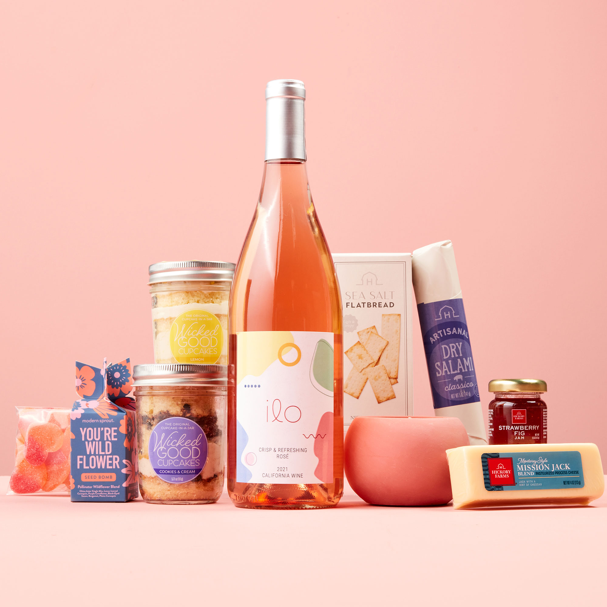 Blooms & Bites Wine Gift Box | Hickory Farms