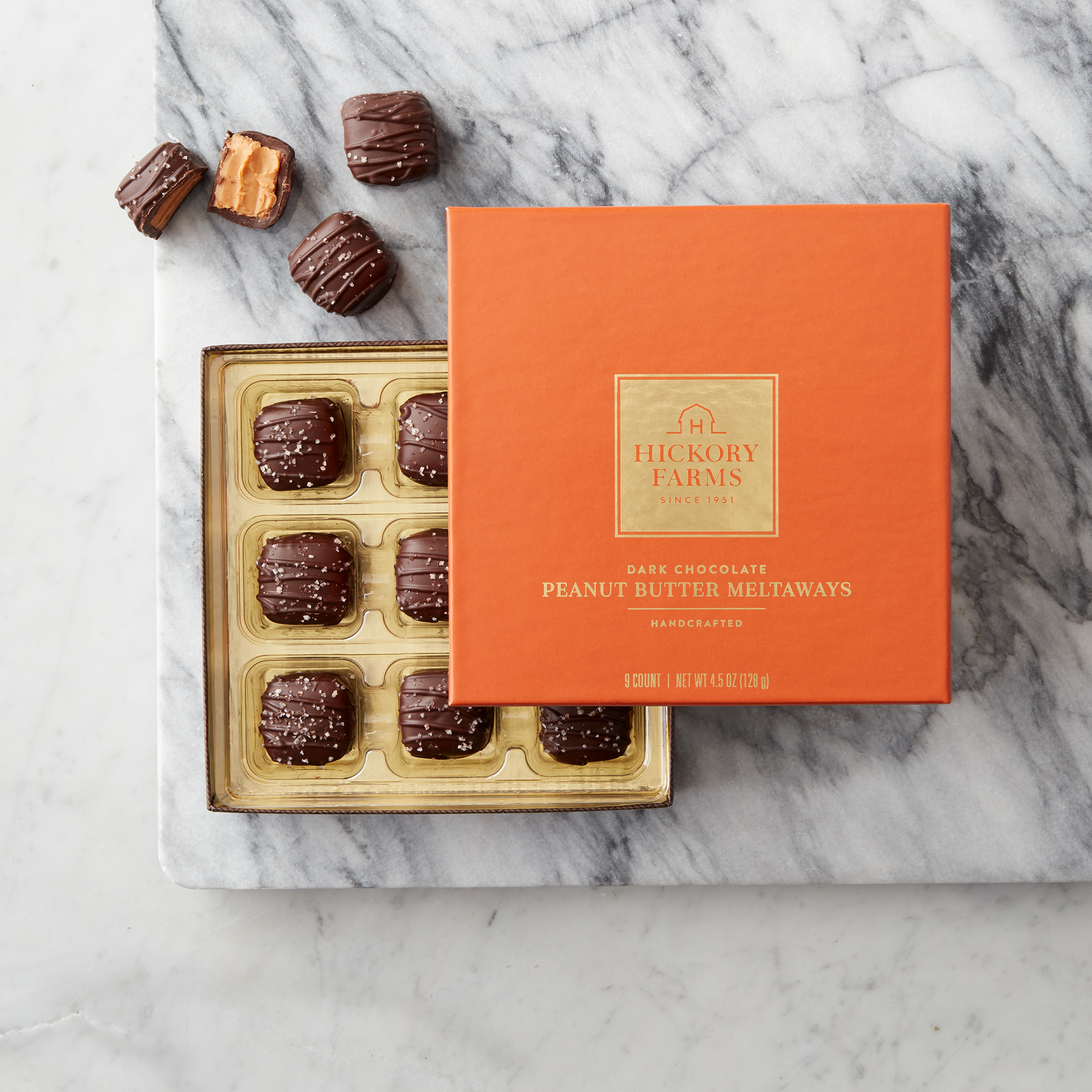 Dark Chocolate Peanut Butter Meltaways