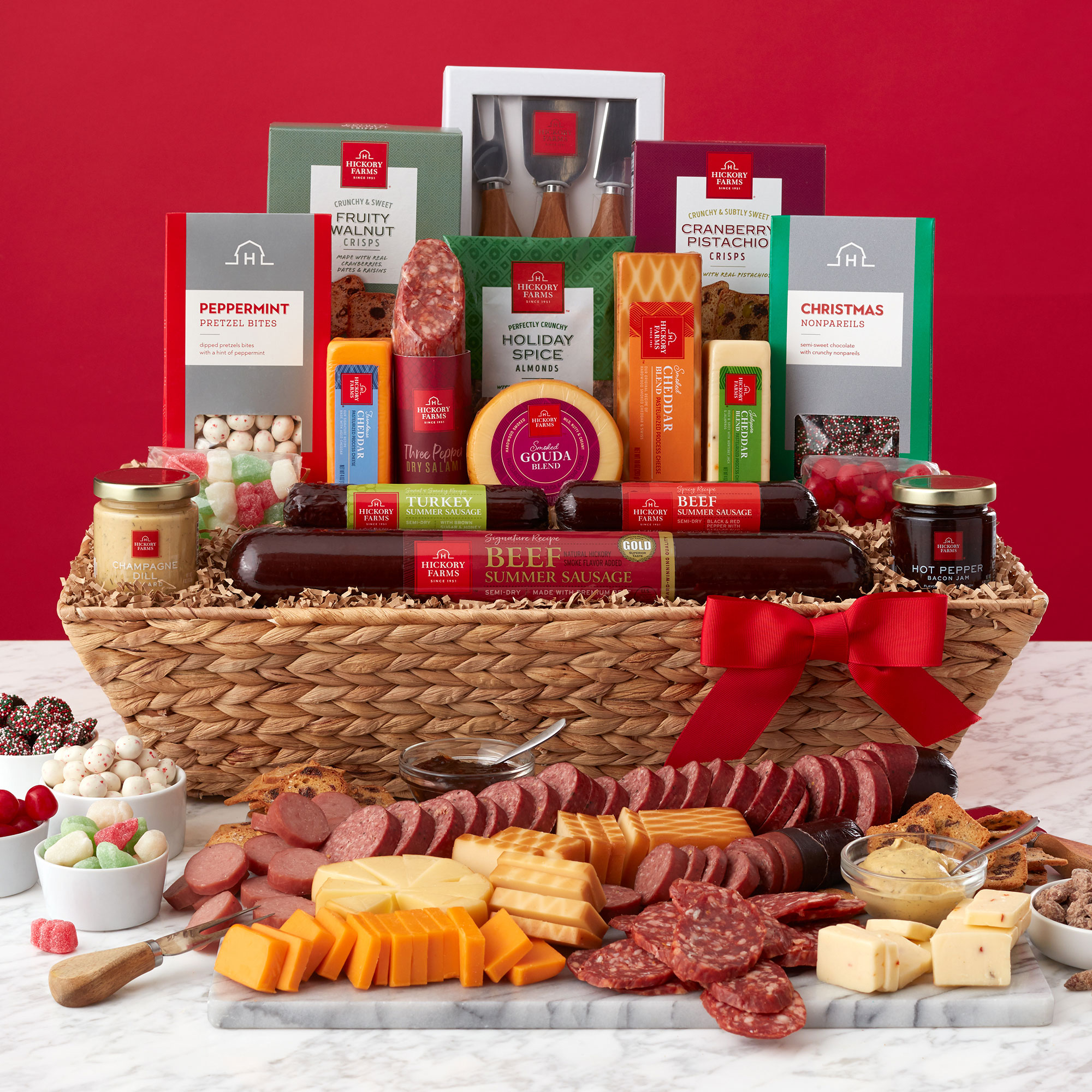 Signature Flavors Gift Basket - 49.99 USD, Hickory Farms