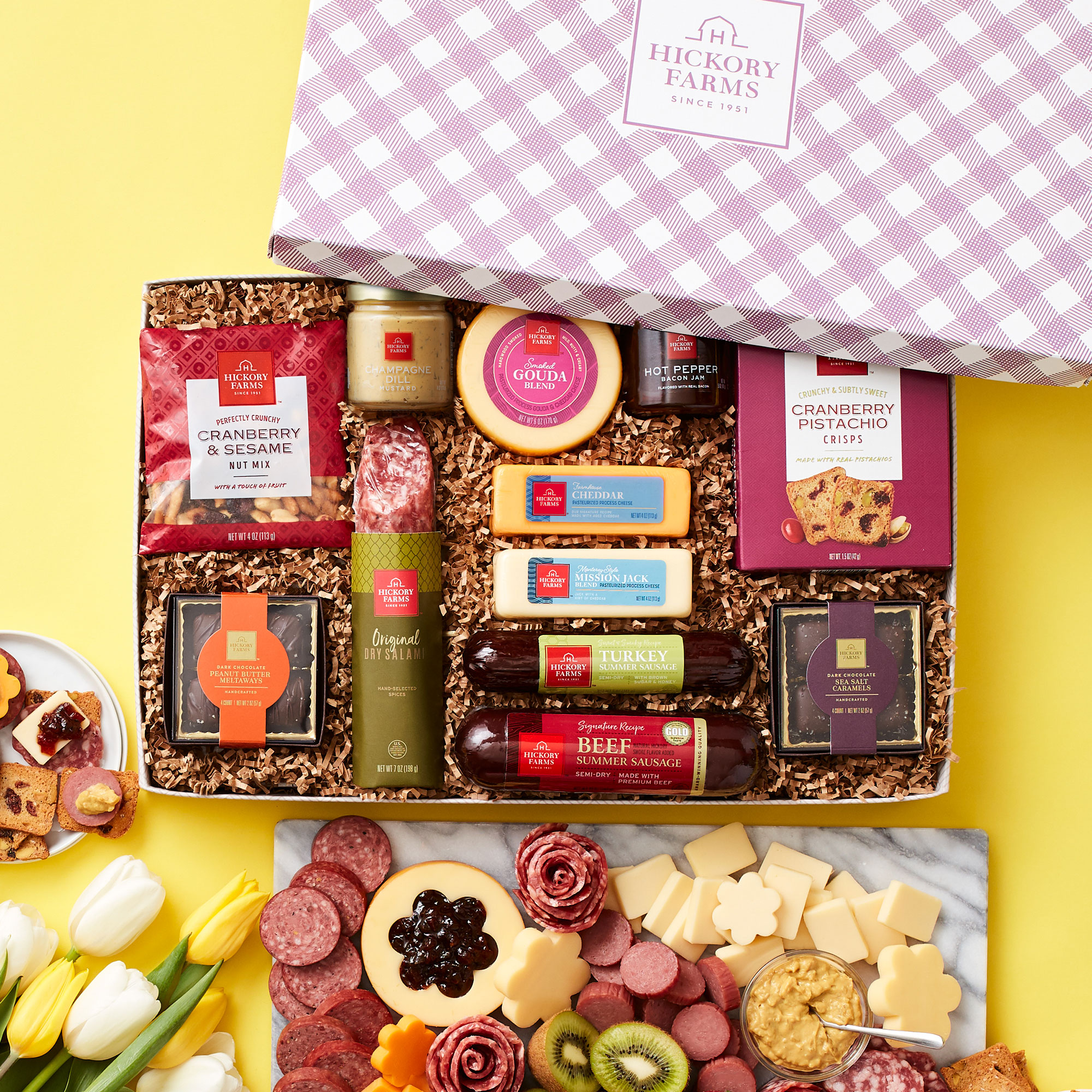 Spring Charcuterie & Chocolate Gift Box | Hickory Farms