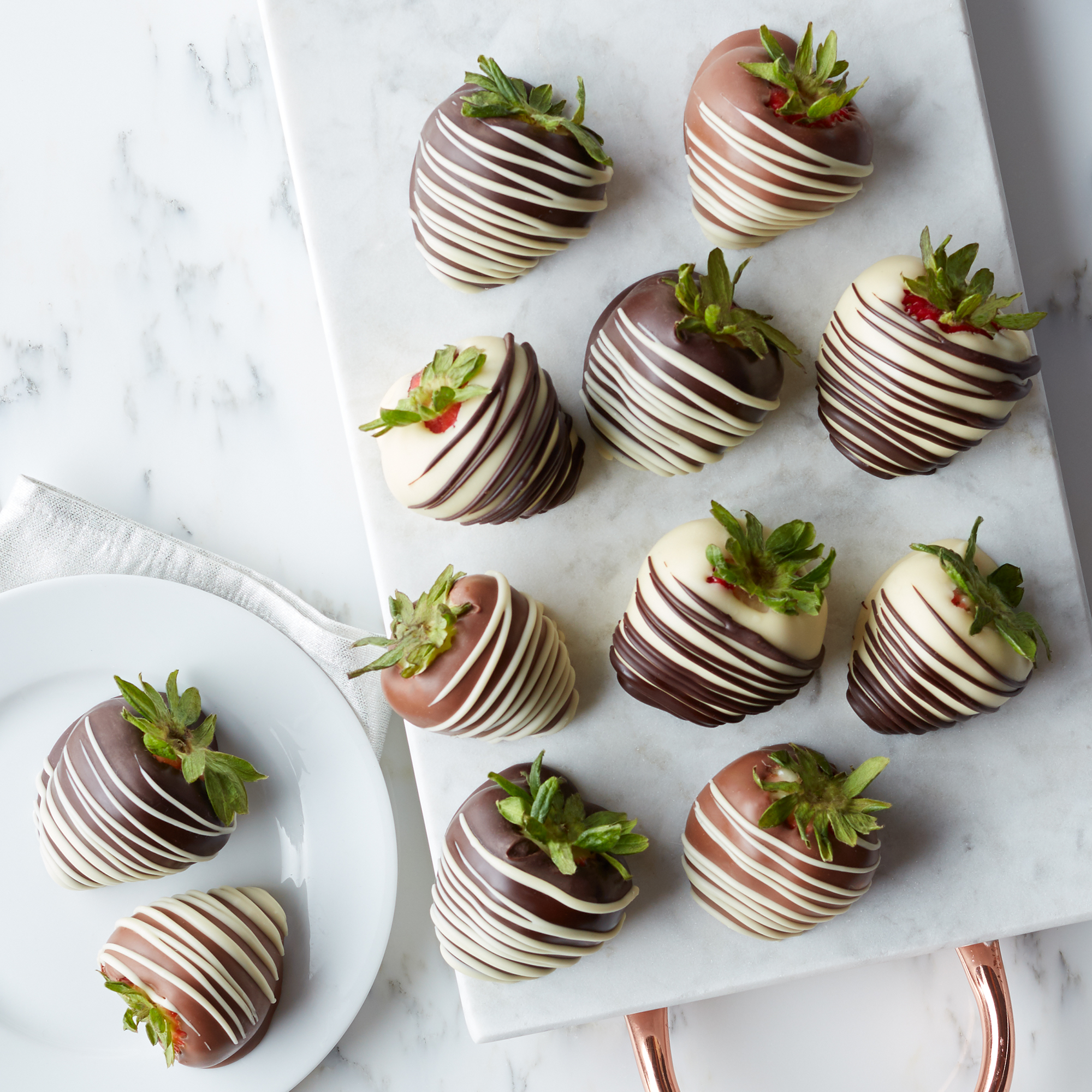 12 chocolate covered strawberries