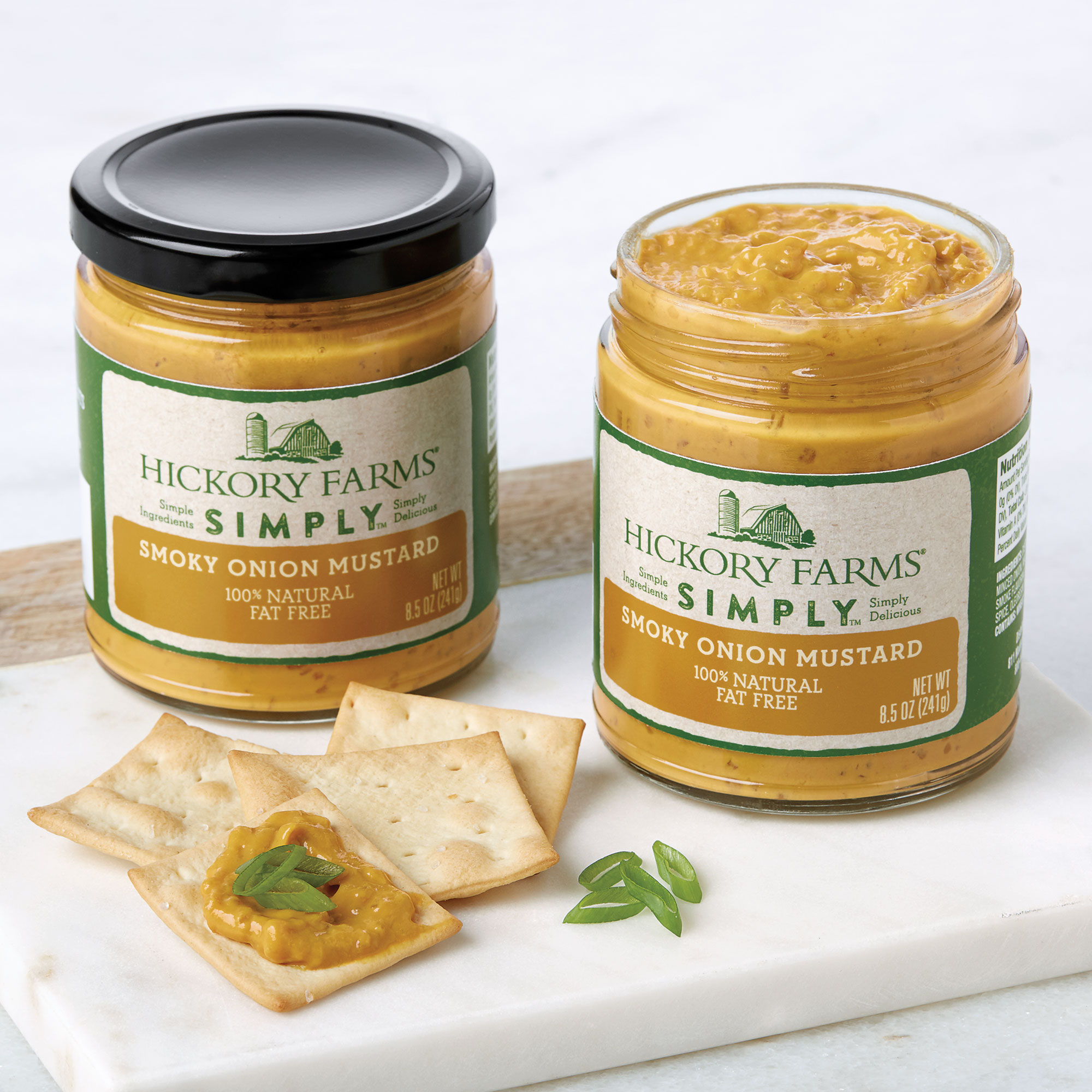 smoky onion mustard perfect for cheese and crackers