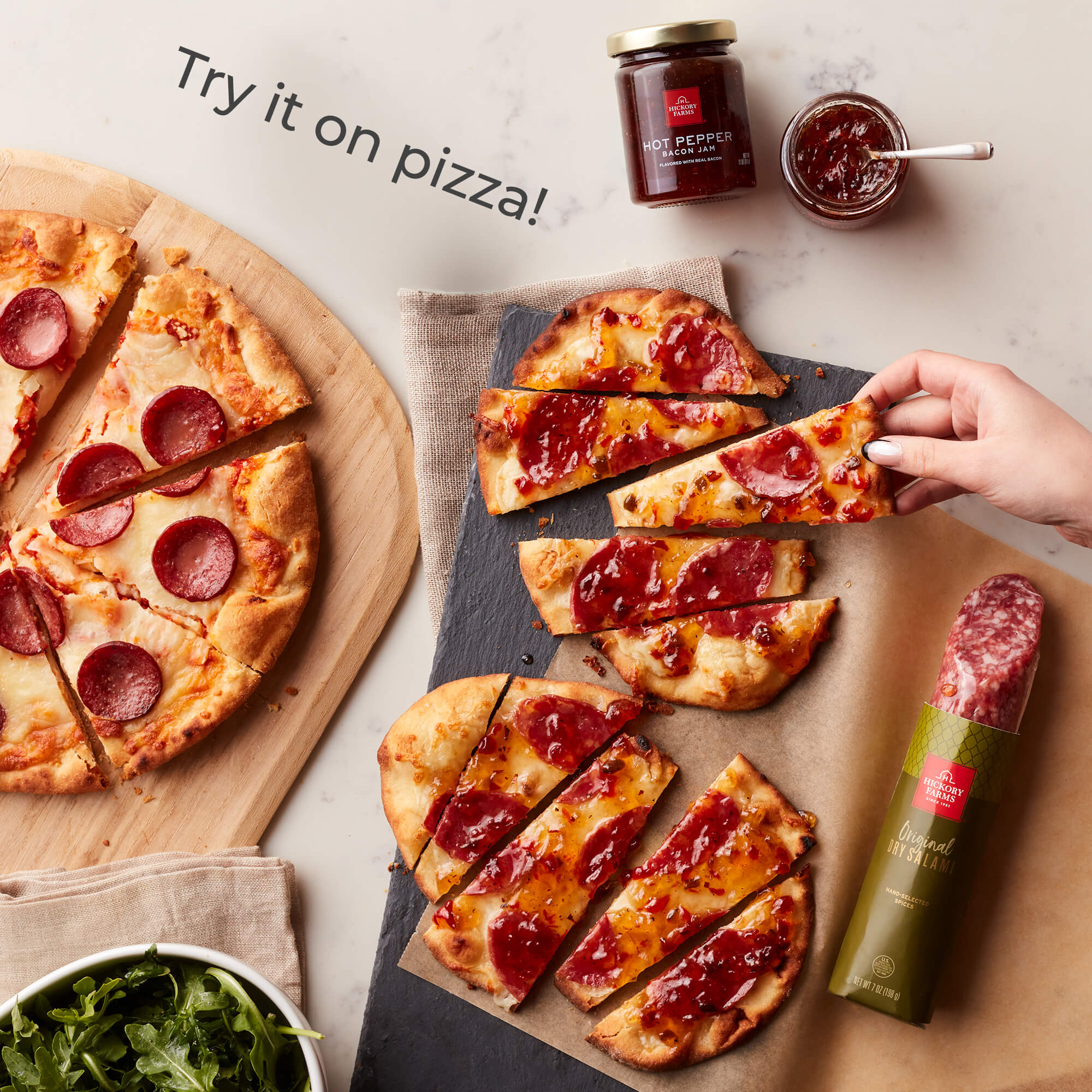 サラミスペシャル Original Dry Salami 2-Pack | Hickory Farms