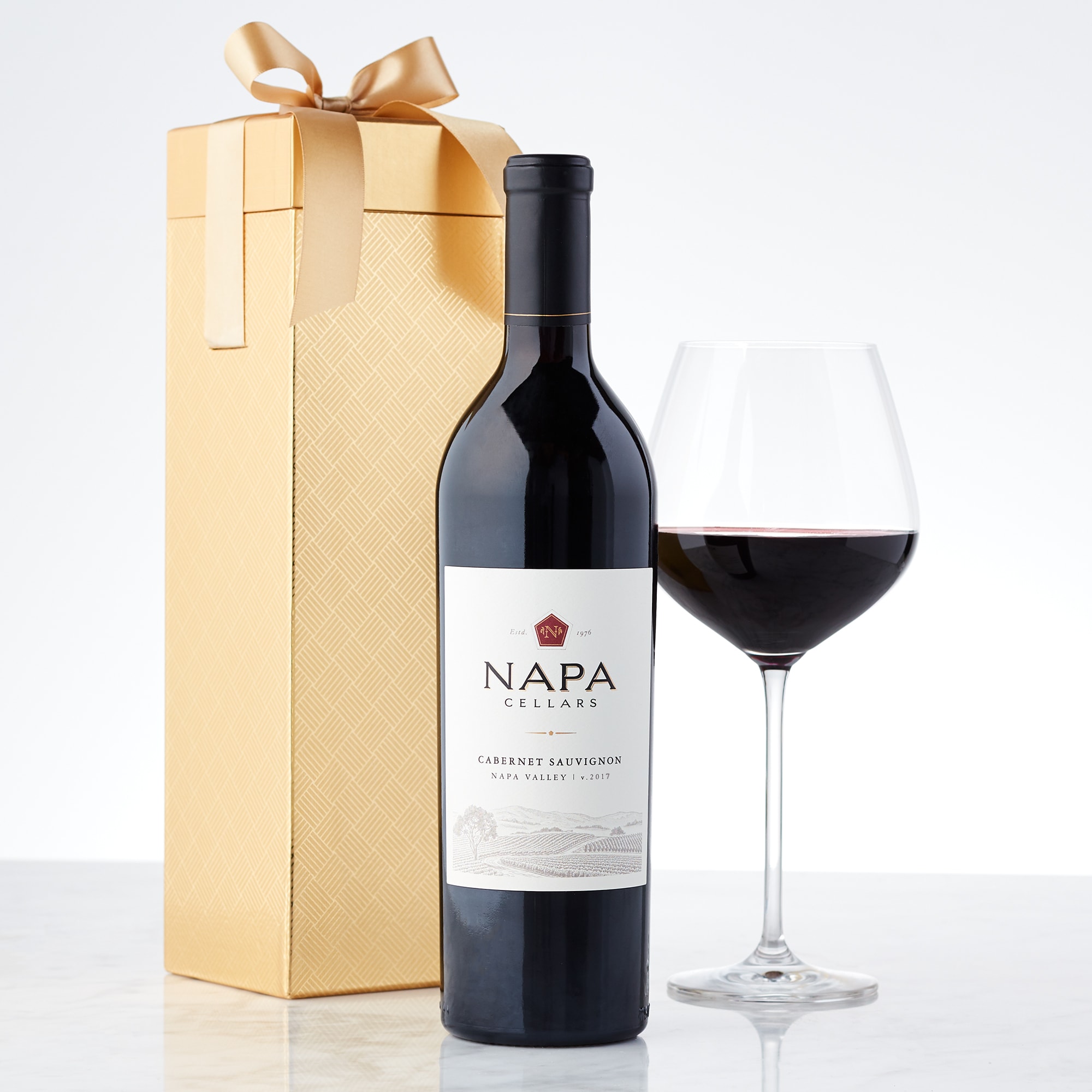 Cabernet, Chocolate, Nuts & Glasses Gift Box (At this time we cannot ship  wine to WY
