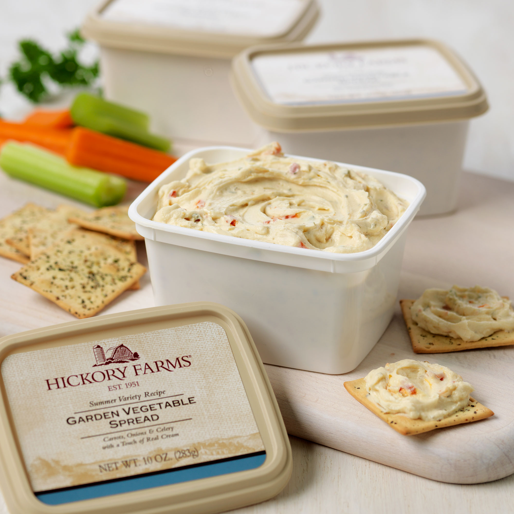 Garden Vegetable Cheese Spread 3 Pack | 