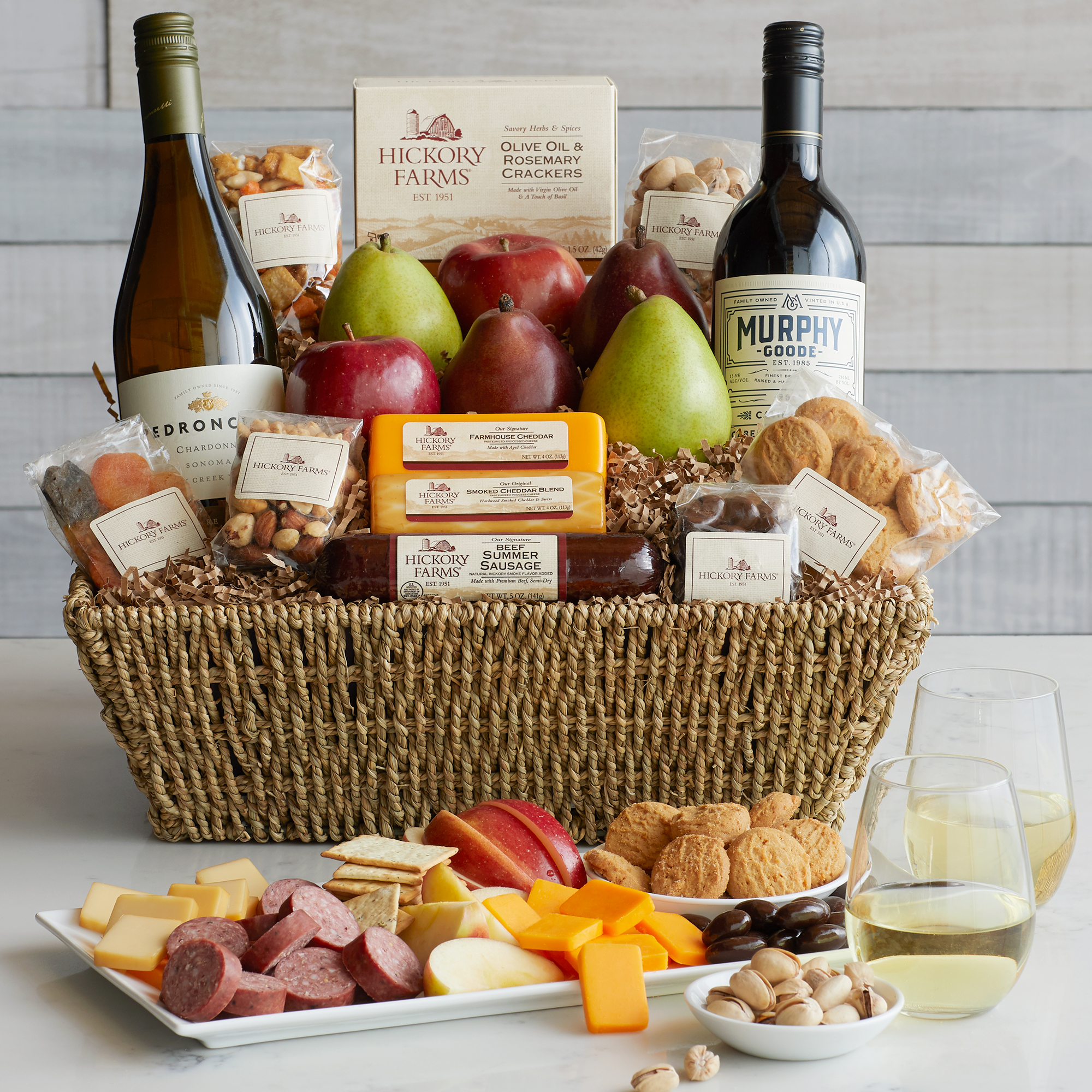 Hickory Holiday Celebration Gift Basket | Hickory Farms