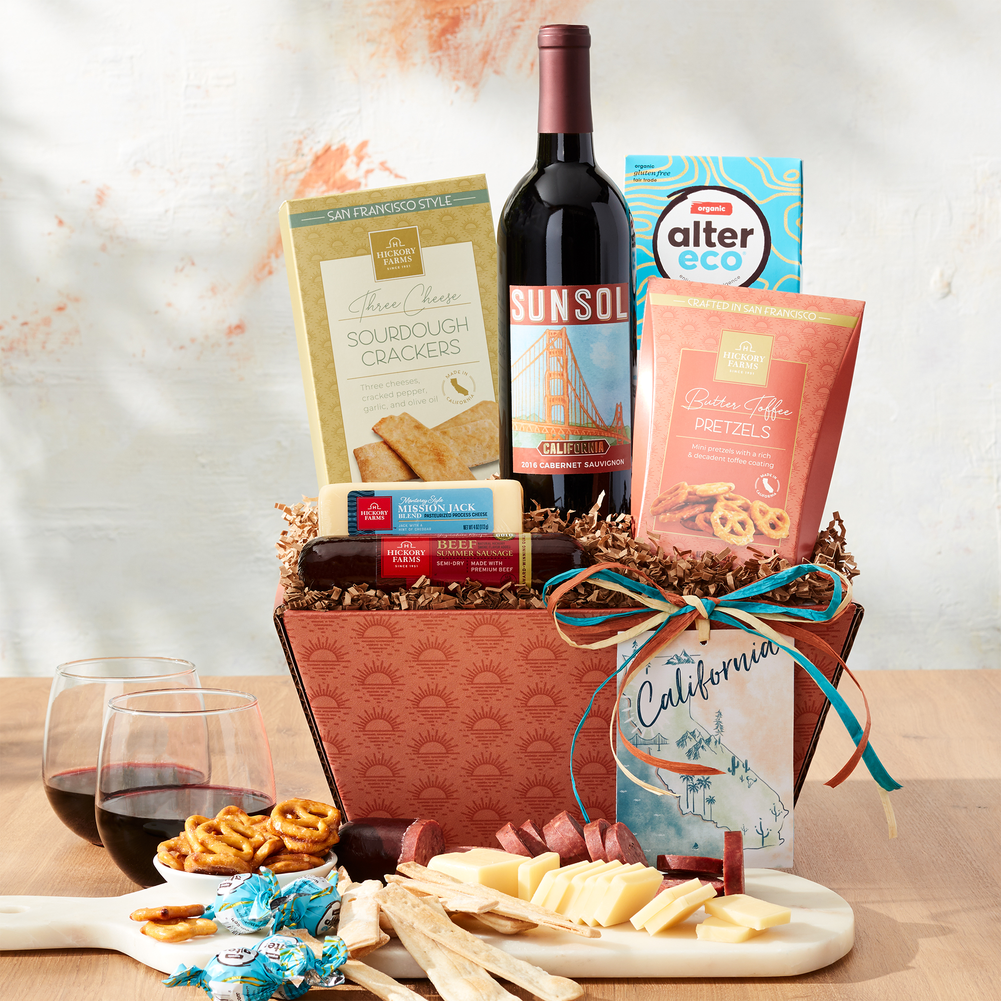 Summer Sausage & Cheese Gift Box - 54.99 USD, Hickory Farms