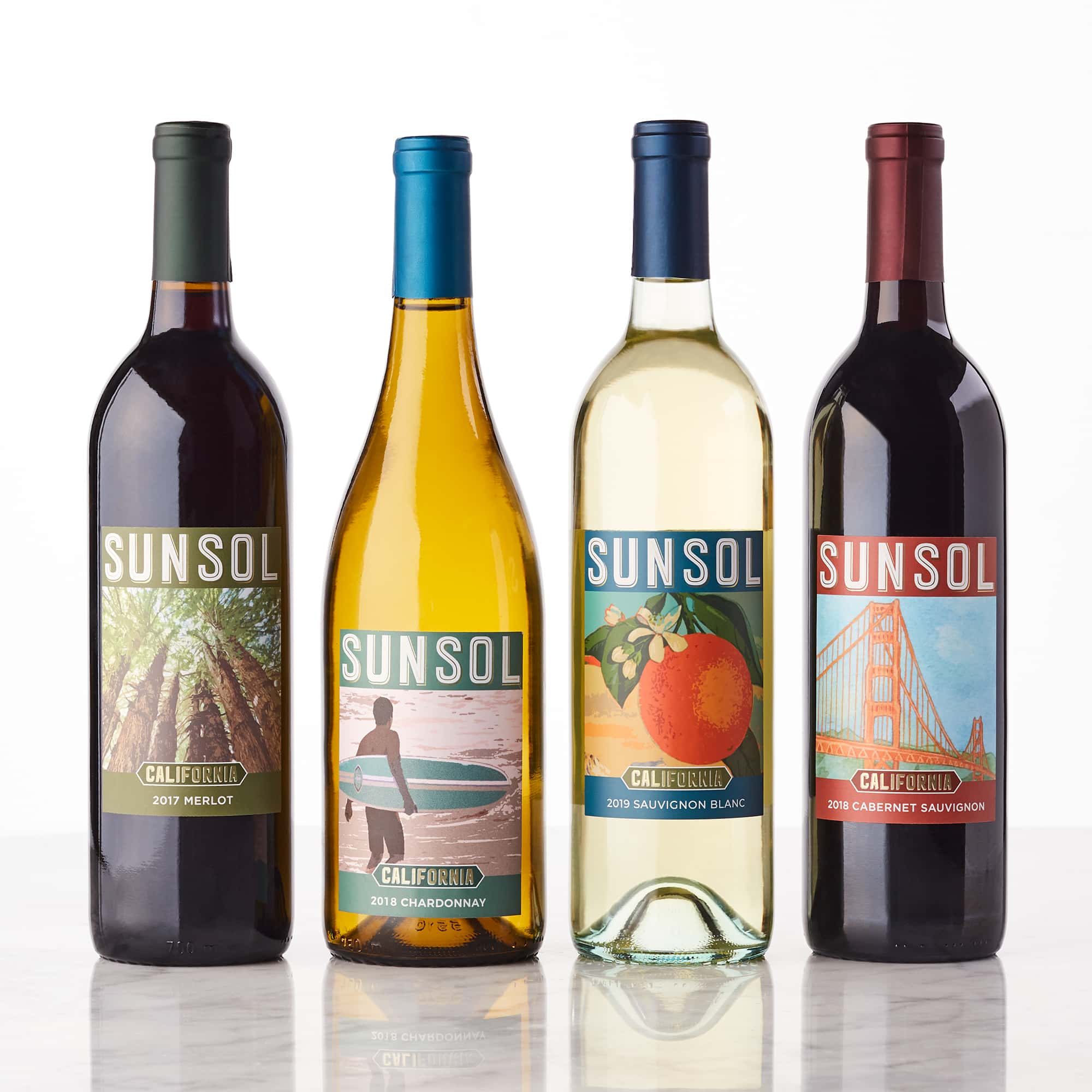 Sunsol California Wine Gift Set