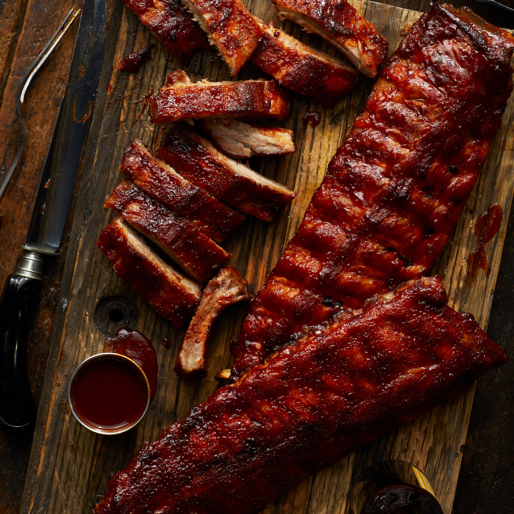 Meaty, tender, and delicious premium pork ribs.