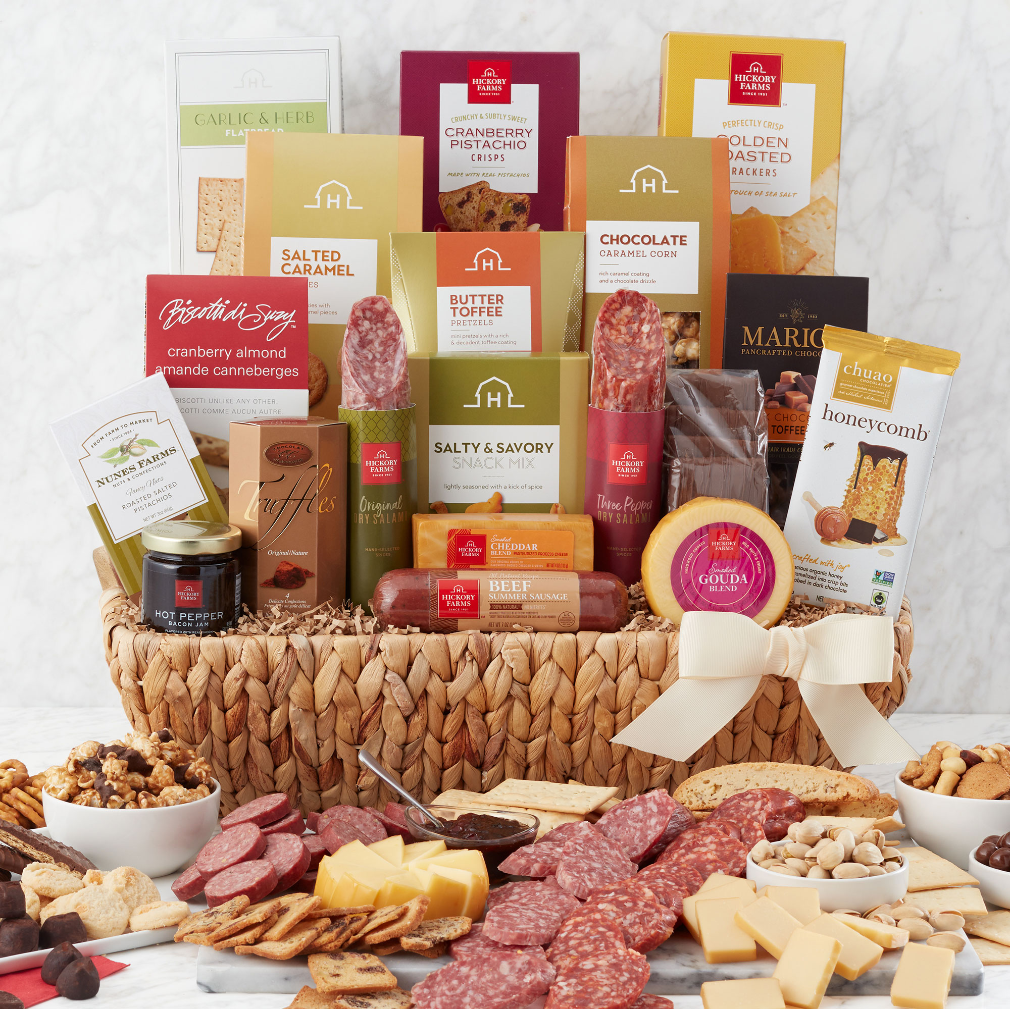 Buy our grand gourmet mother's day gift basket at