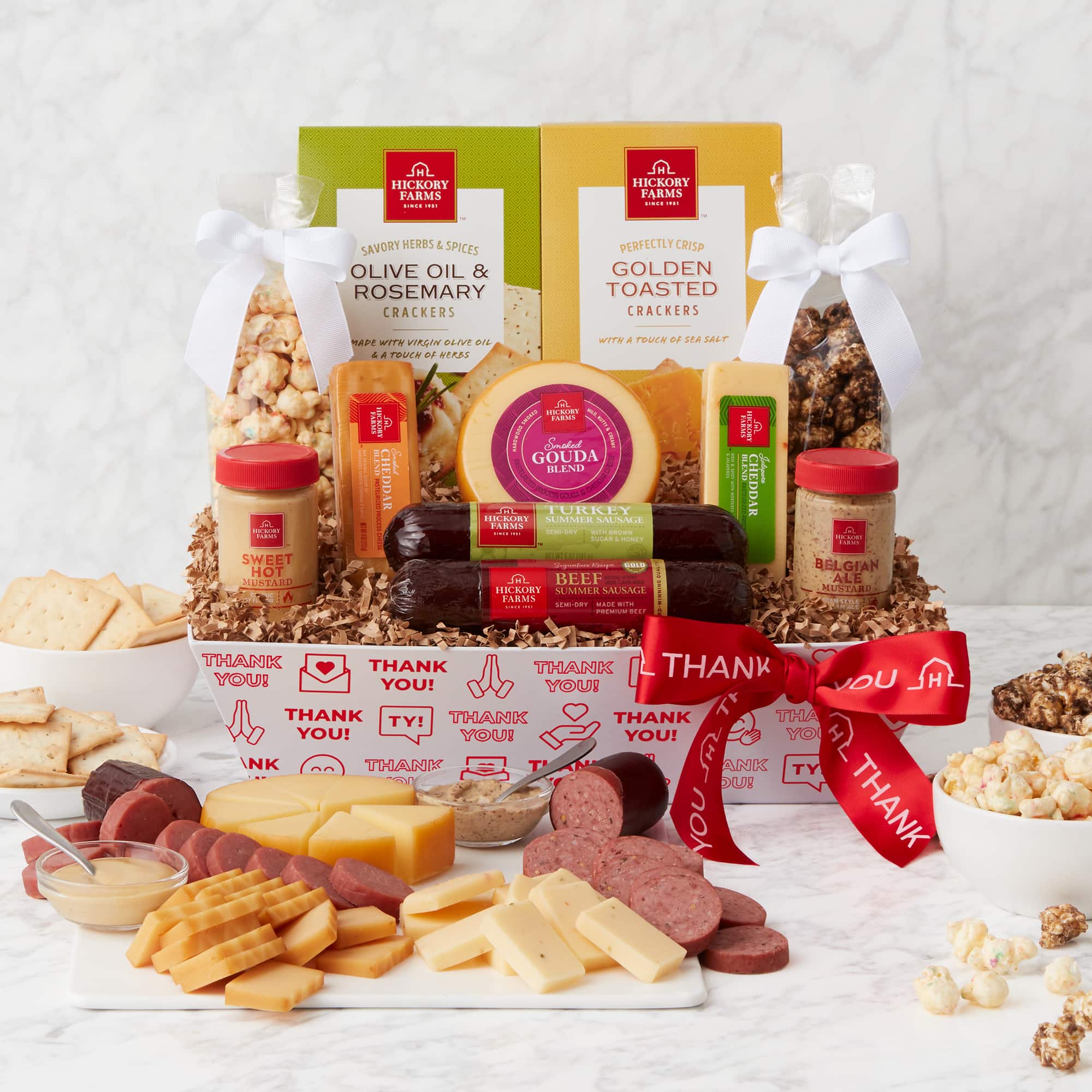 Premium Thank You Snacks Gift Basket