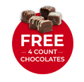 Free 4 Count Chocolates