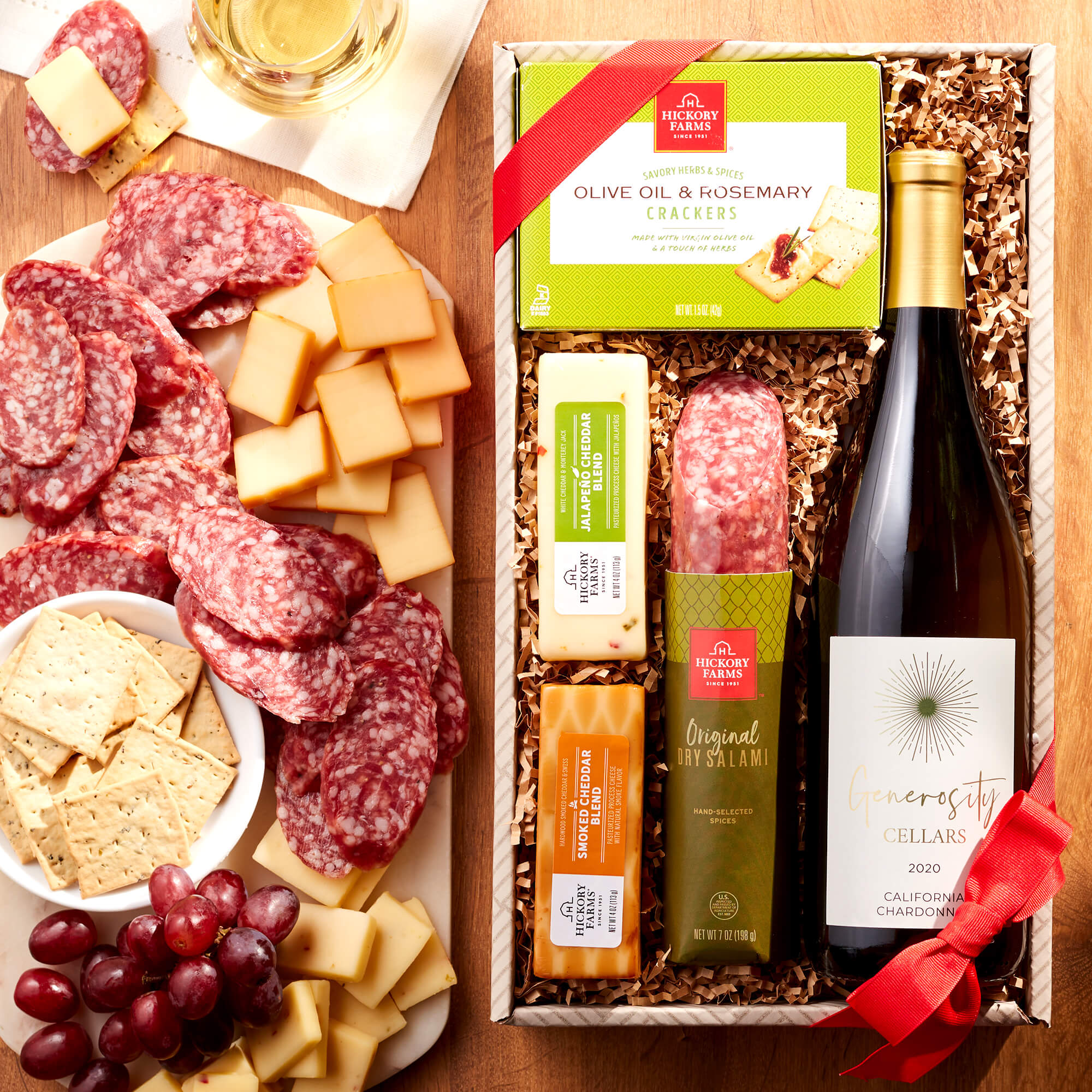 Chardonnay & Savory Snack Collection | Hickory Farms