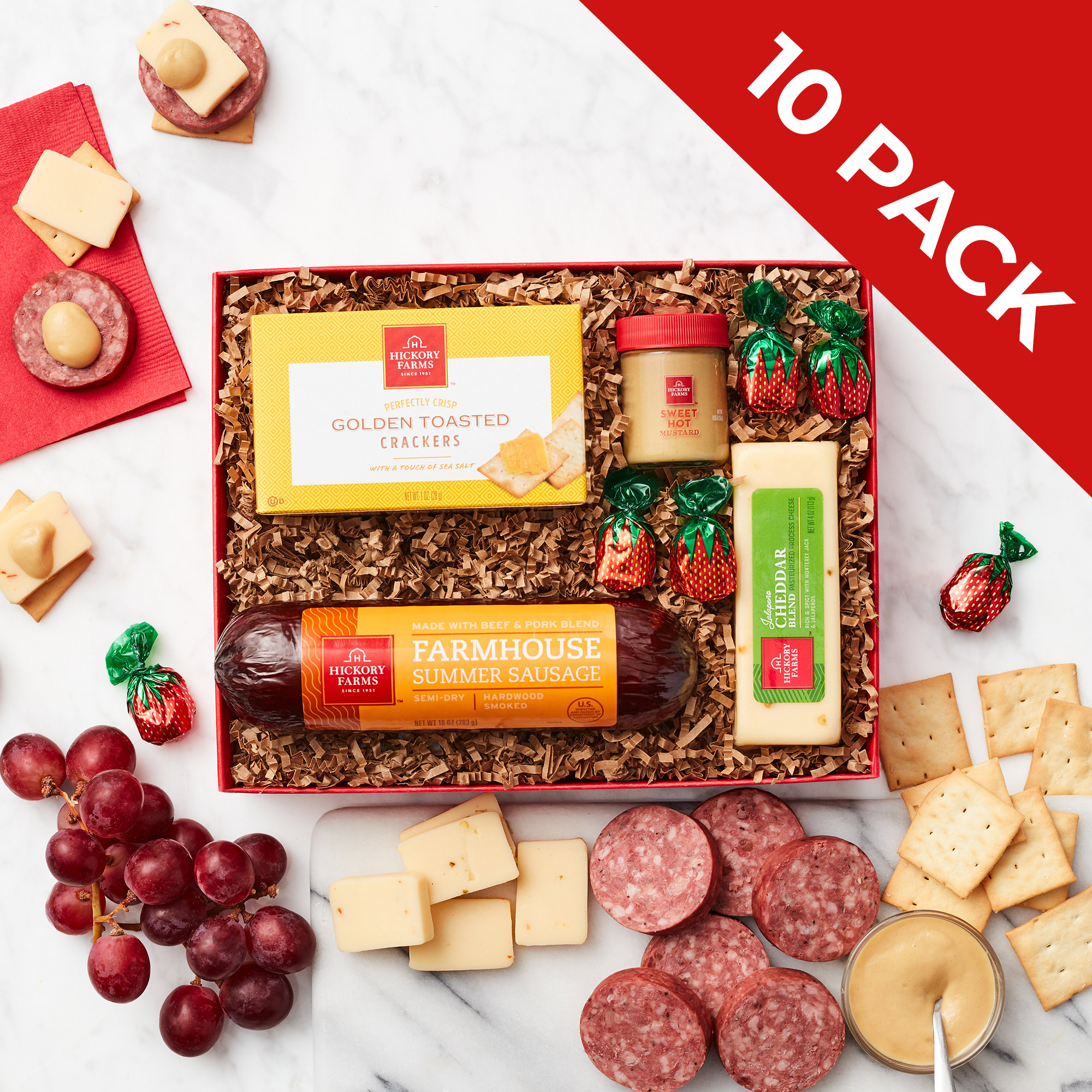 10-Pack Case: Hickory Holiday Tradition Gift Box