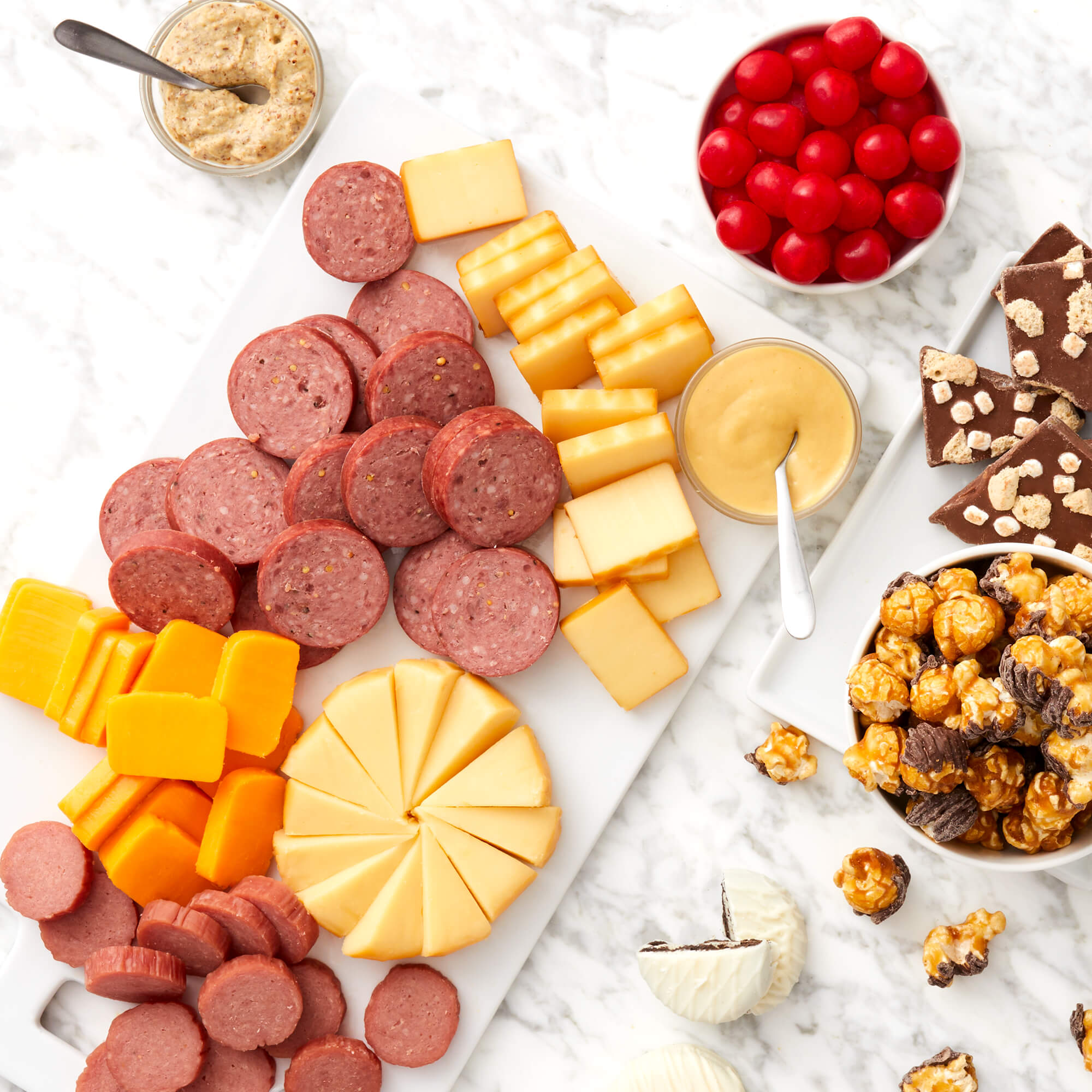 Deluxe Sweet & Savory Gift Tower | Hickory Farms